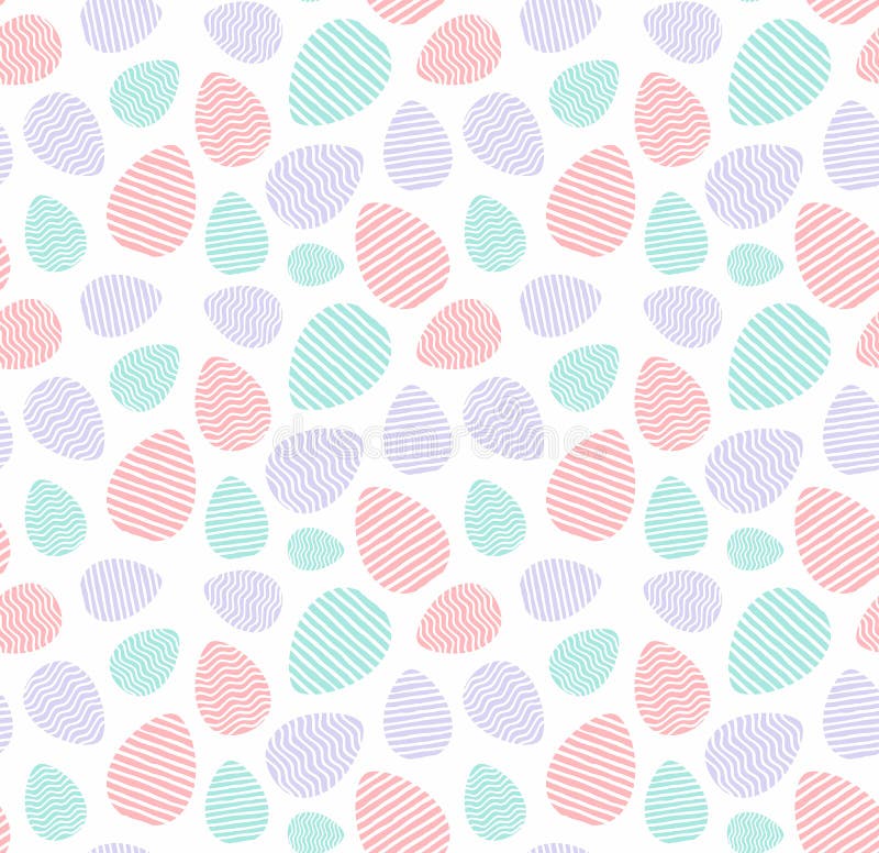Szczęśliwy Easter bezszwowy wzór ilustracja wektor Szczęśliwy Easter bezszwowy wzór ilustracja wektor