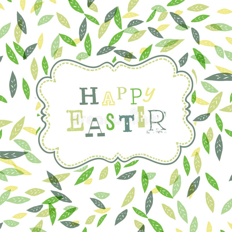 Happy easter. Cute greeting card template, Vector, EPS10. Happy easter. Cute greeting card template, Vector, EPS10