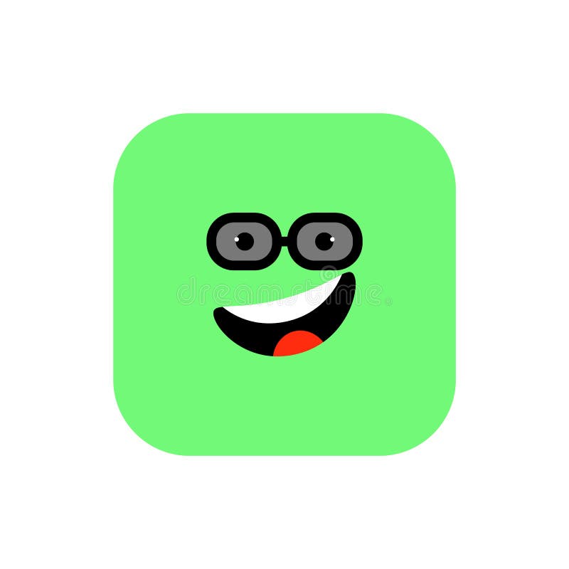 Szczęśliwy Emoji ikony mieszkania styl Śliczny Emoticon zaokrąglający kwadrat Światowy uśmiechu dzień Rozochocony, Lol, Cieszy si royalty ilustracja Szczęśliwy Emoji ikony mieszkania styl Śliczny Emoticon zaokrąglający kwadrat Światowy uśmiechu dzień Rozochocony, Lol, Cieszy si royalty ilustracja