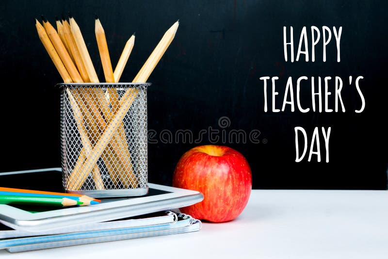 Szczęśliwy nauczyciela ` s dzień