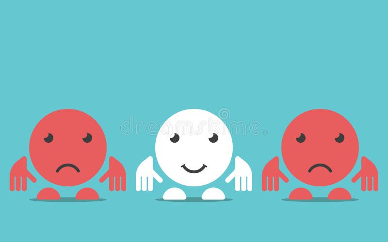 Szczęśliwy unikalny round charakter ilustracja wektor Szczęśliwy unikalny round charakter ilustracja wektor
