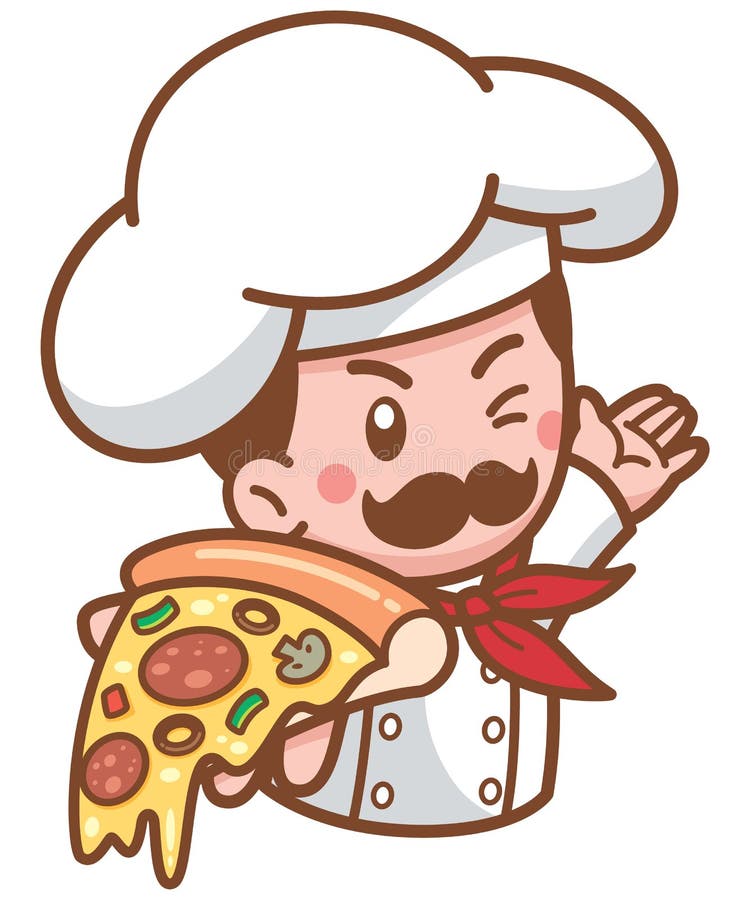 szef kuchni dobrzy pizzy odory ilustracji szef kuchni dobrzy pizzy odory ilustracji