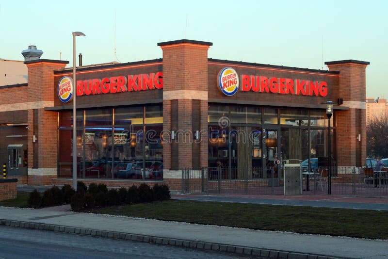 Burger King Szekesfehervar zdjęcia royalty free
