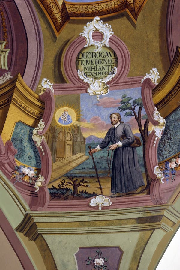 Szenen vom Leben des Heiligen Ignatius von Loyola, Bild auf Kirchendecke