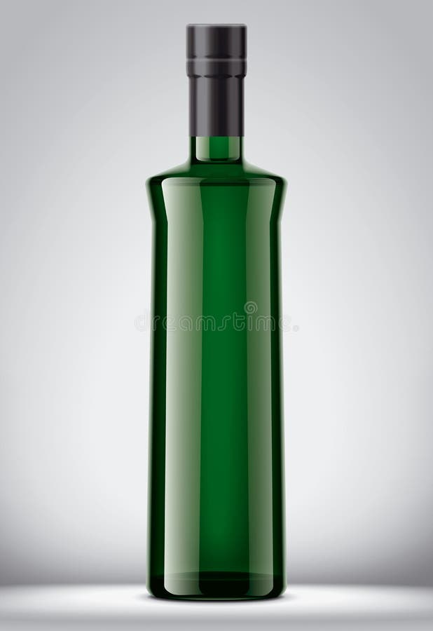 Download Szklanej butelki mockup ilustracja wektor. Ilustracja złożonej z mockup - 145474531