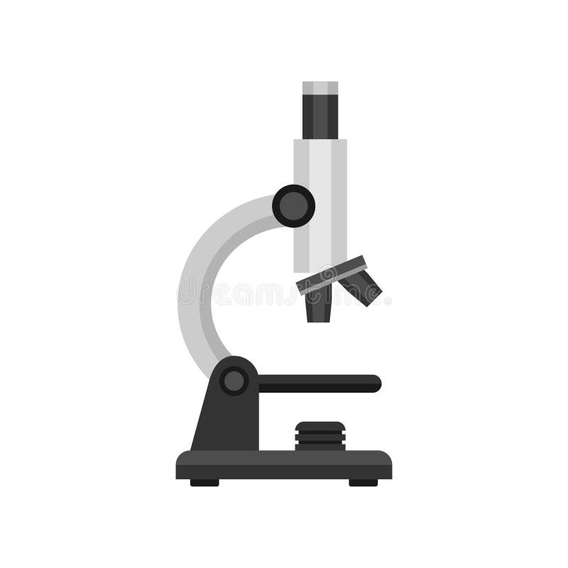Szkoły lub nauki laboratorium mikroskopu wektoru ilustracja ilustracja wektor