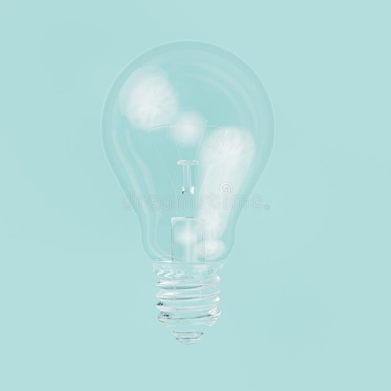 Glasses Light bulb idea concept. minmal concept. Glasses Light bulb idea concept. minmal concept.