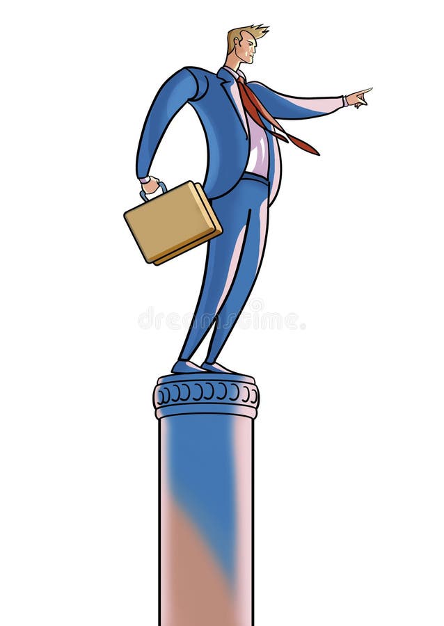 szpaltowy kierownik royalty ilustracja szpaltowy kierownik royalty ilustracja