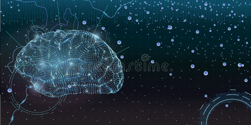 sztuczny móżdżkowy obwodów pojęcia elektronicznej inteligenci mainboard ilustracji sztuczny móżdżkowy obwodów pojęcia elektronicznej inteligenci mainboard ilustracji