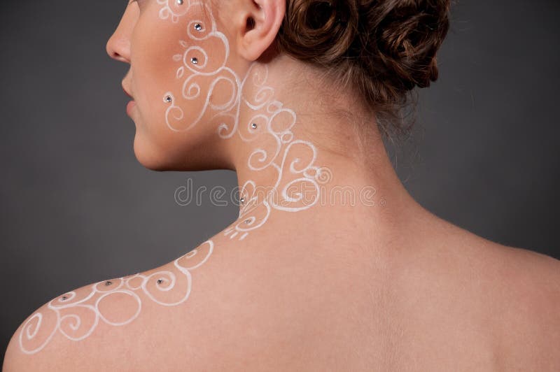 sztuki piękny zamknięty twarzy dziewczyny portret zamknięty obrazy royalty free sztuki piękny zamknięty twarzy dziewczyny portret zamknięty obrazy royalty free