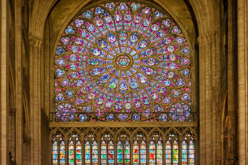Szyba katedry Notre-Dame de Paris