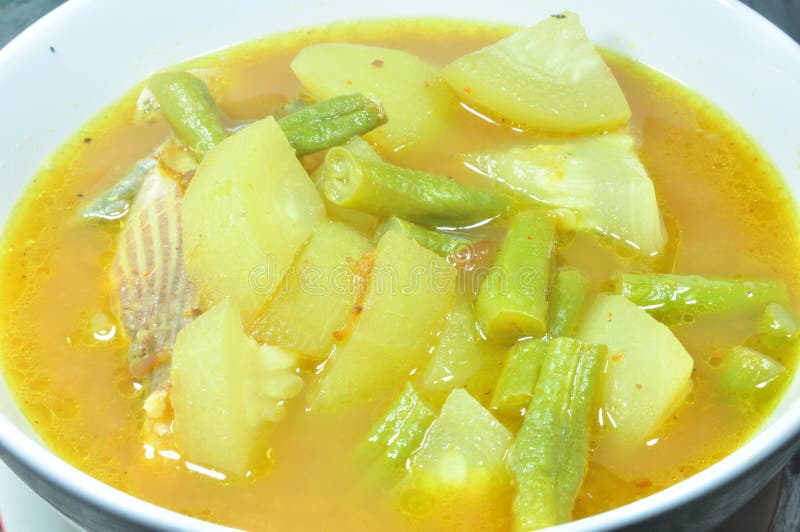 Säuern Sie Suppe stockfoto