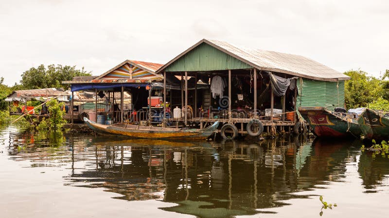 Sève de Tonle de lac, Cambodge image stock Sève de Tonle de lac, Cambodge image stock