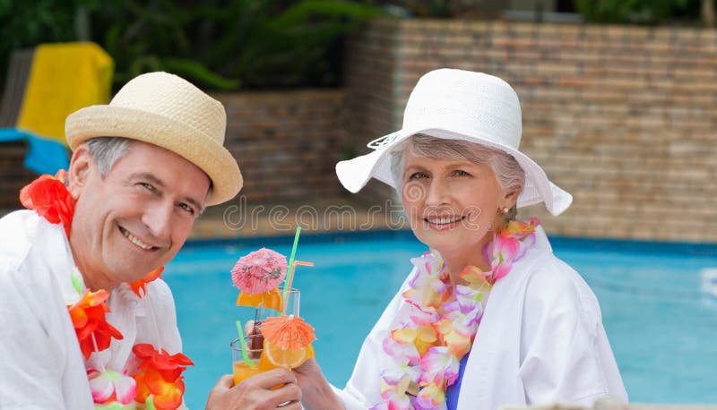 Idoso feliz imagens de stock