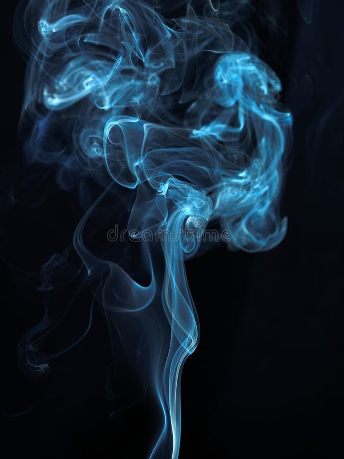 Série abstrata 07 do fumo
