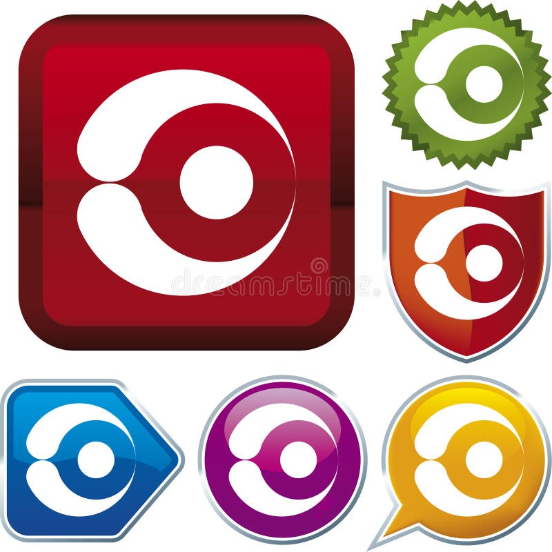 Série de graphisme : oeil (vecteur) illustration stock Série de graphisme : oeil (vecteur) illustration stock