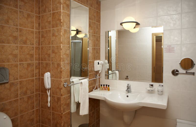 Série de casas de banho foto de stock royalty free