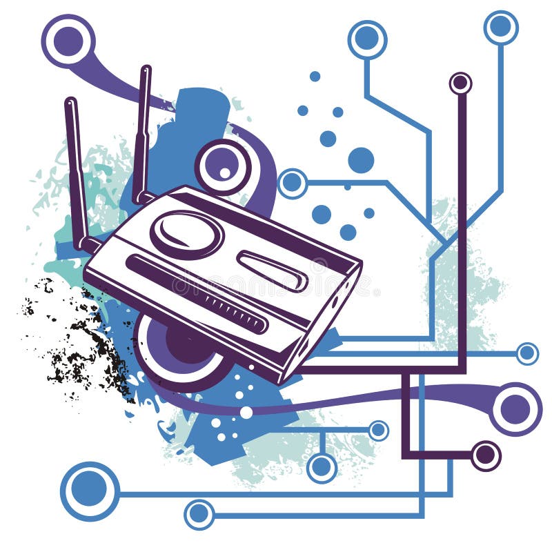 Série do fundo do computador ilustração royalty free Série do fundo do computador ilustração royalty free