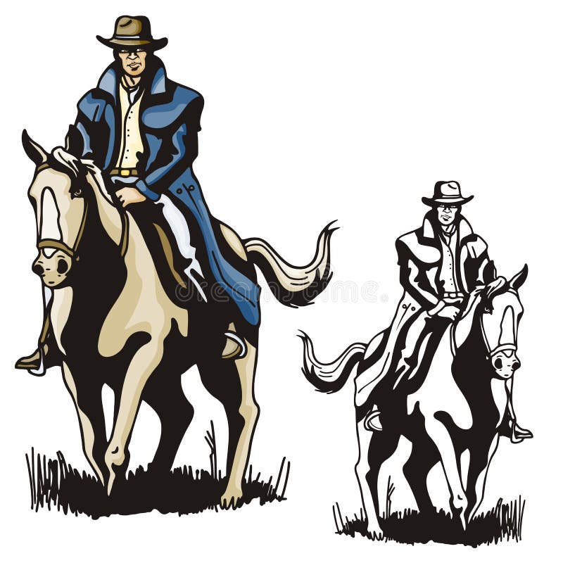 Série occidentale d'illustration illustration stock Série occidentale d'illustration illustration stock