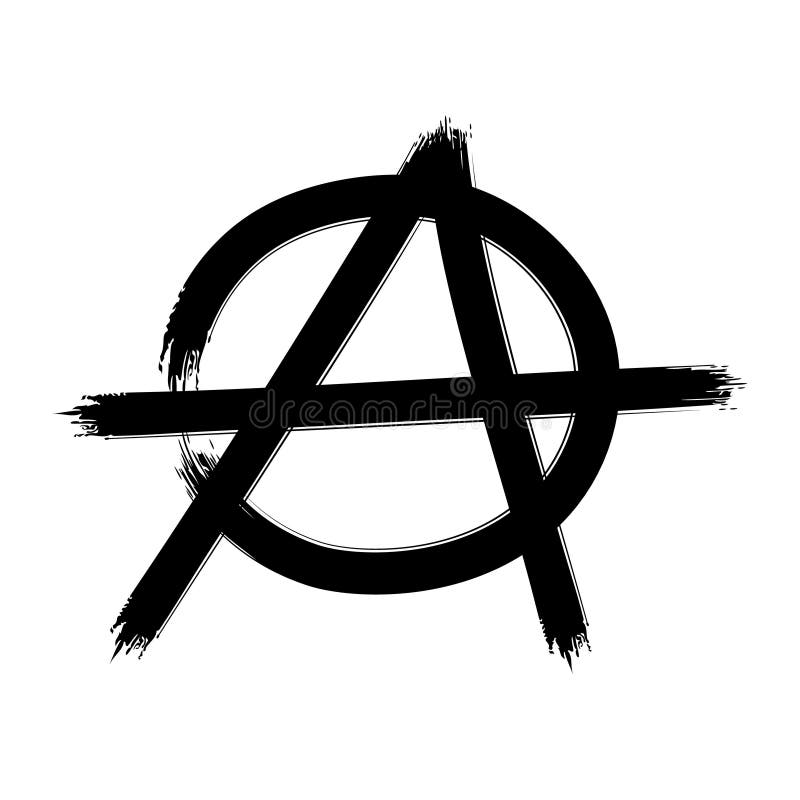 Símbolo da anarquia Vector o sinal
