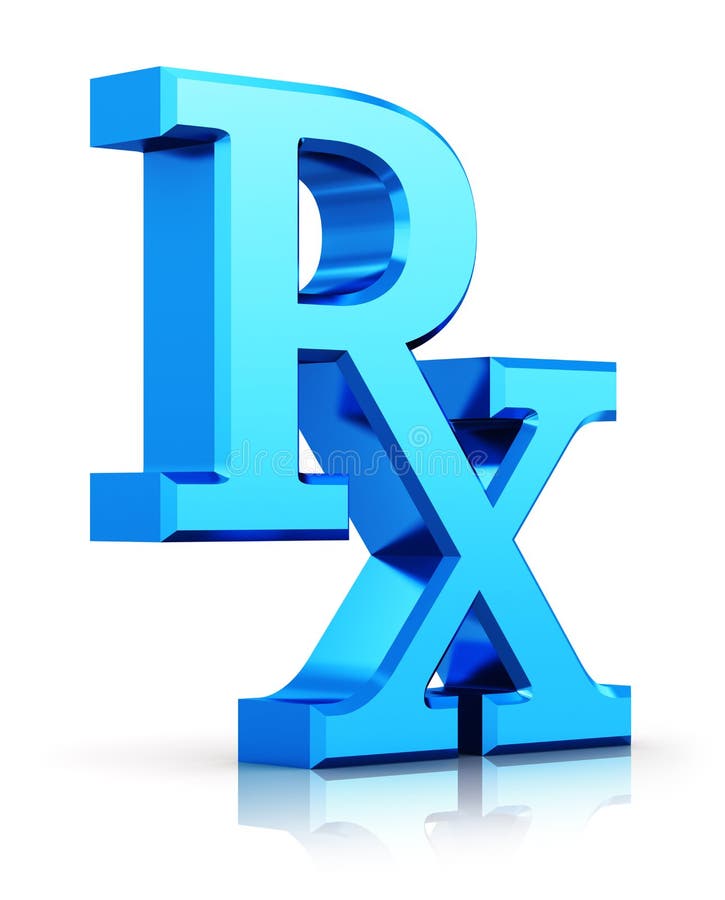 Símbolo da medicina da prescrição de RX ilustração royalty free Símbolo da medicina da prescrição de RX ilustração royalty free