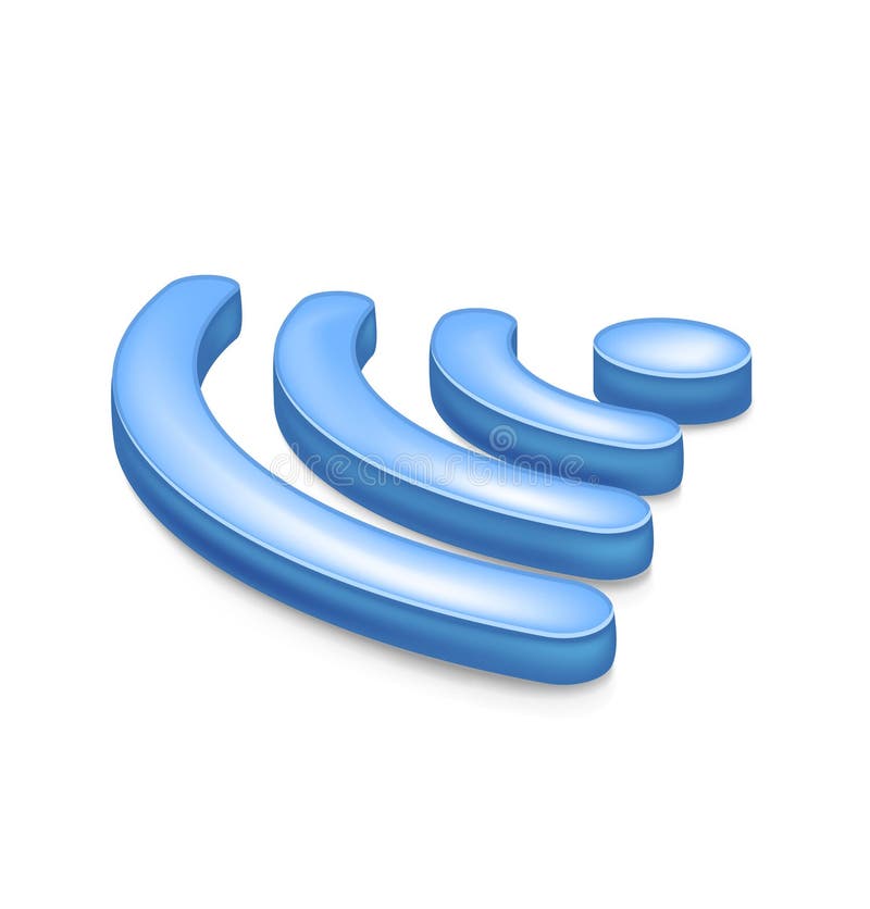 Símbolo da rede wireless ilustração do vetor Símbolo da rede wireless ilustração do vetor
