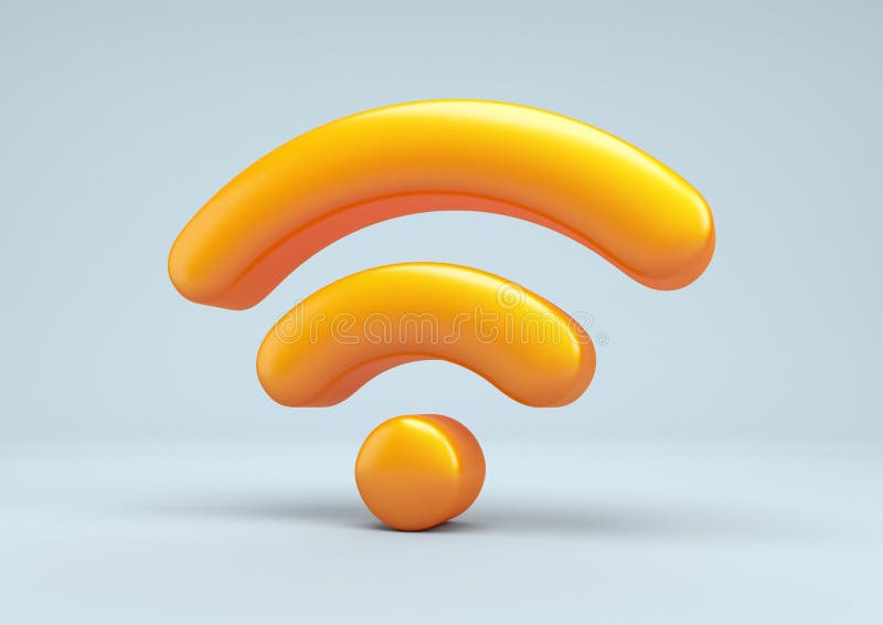 Símbolo da rede wireless. ilustração royalty free Símbolo da rede wireless. ilustração royalty free