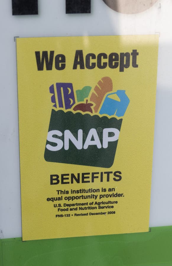 Símbolo de ajuste aceptado aquí. los sellos de ayuda rápida y alimentaria proporcionan beneficios nutricionales para complementar fotos de archivo libres de regalías