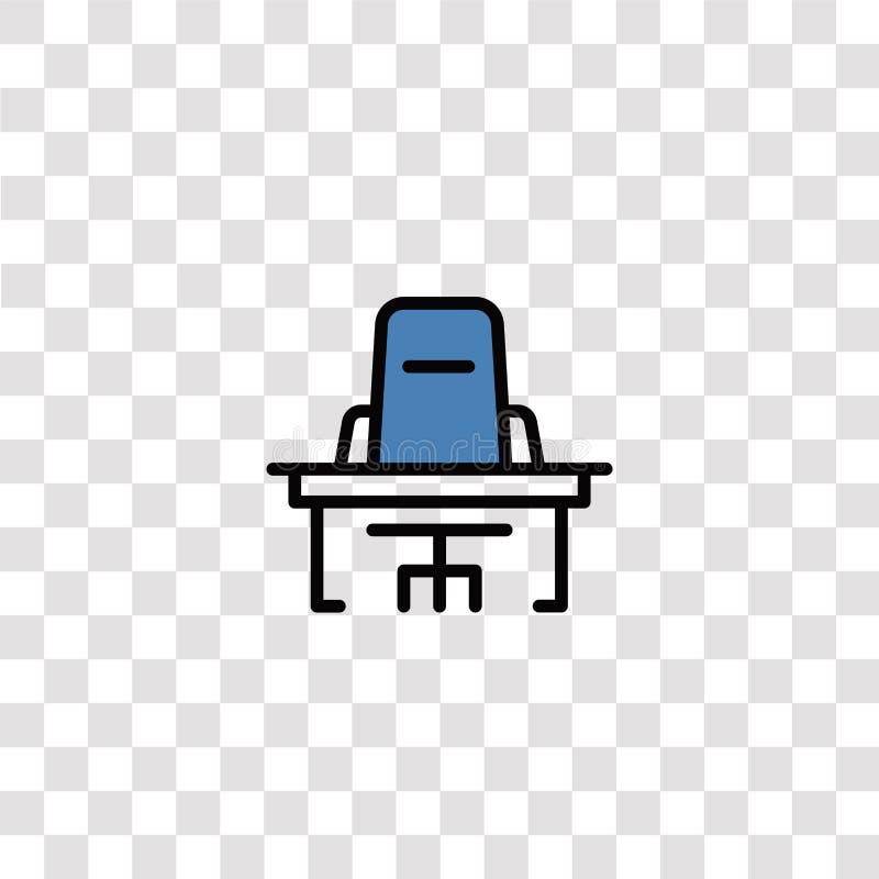 Símbolo de icono de escritorio icono de color de escritorio para el diseño de sitios web y desarrollo de aplicaciones móviles Ele stock de ilustración