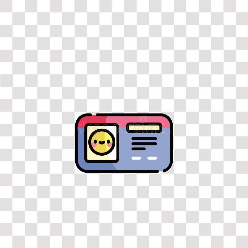 símbolo de icono de tarjeta de identificación icono de color de tarjeta de identificación para el diseño de sitios web y desarrol ilustración del vector símbolo de icono de tarjeta de identificación icono de color de tarjeta de identificación para el diseño de sitios web y desarrol ilustración del vector