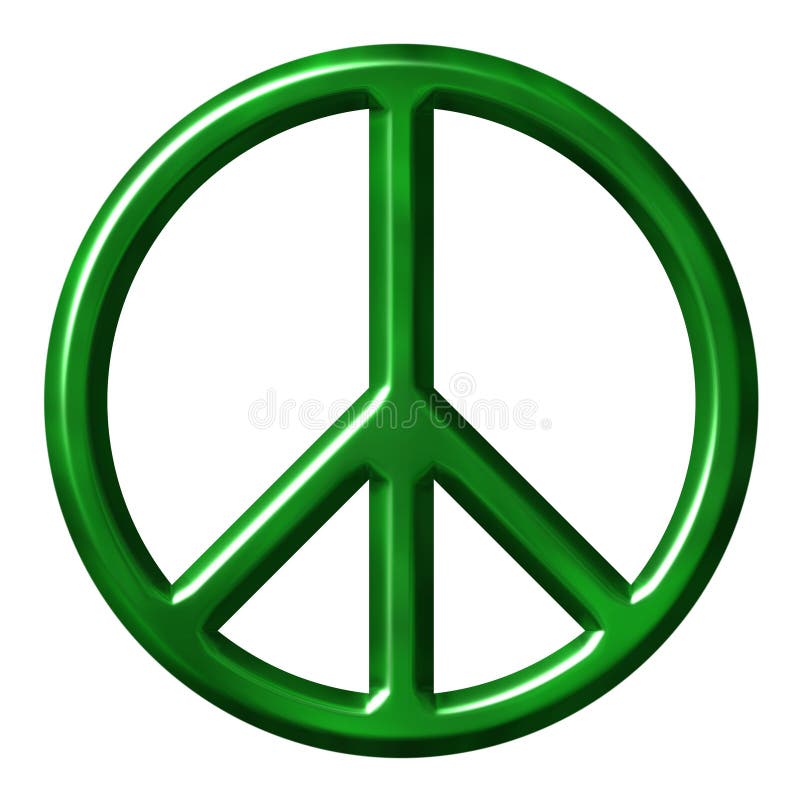 Símbolo de paz ecológico