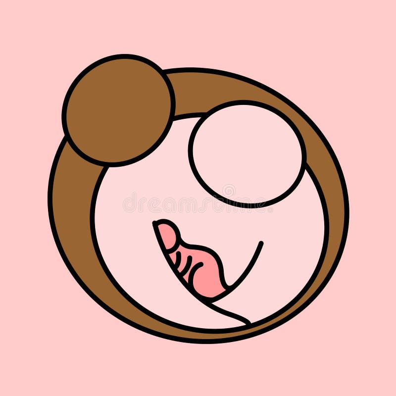 Símbolo del icono del logotipo del diseño del ejemplo del vector del abrazo del amor de la familia de la mamá y del bebé del papá libre illustration Símbolo del icono del logotipo del diseño del ejemplo del vector del abrazo del amor de la familia de la mamá y del bebé del papá libre illustration