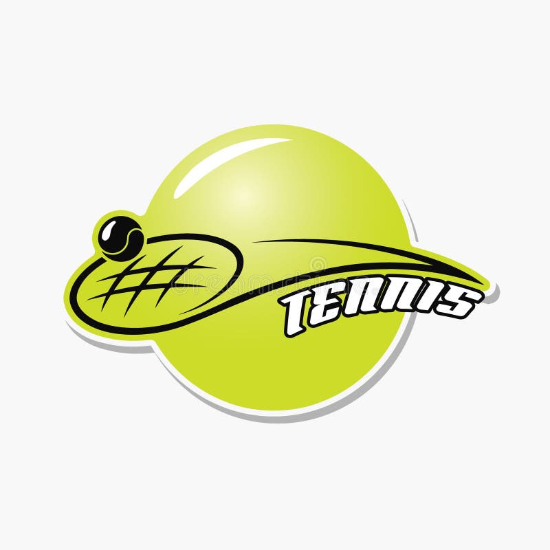 Símbolo de taça de ténis ilustração royalty free