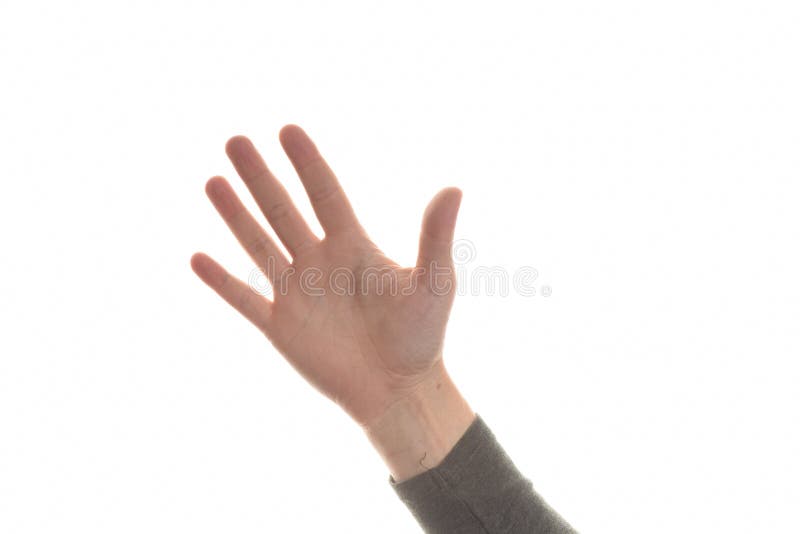 Símbolo do número cinco ilustração stock