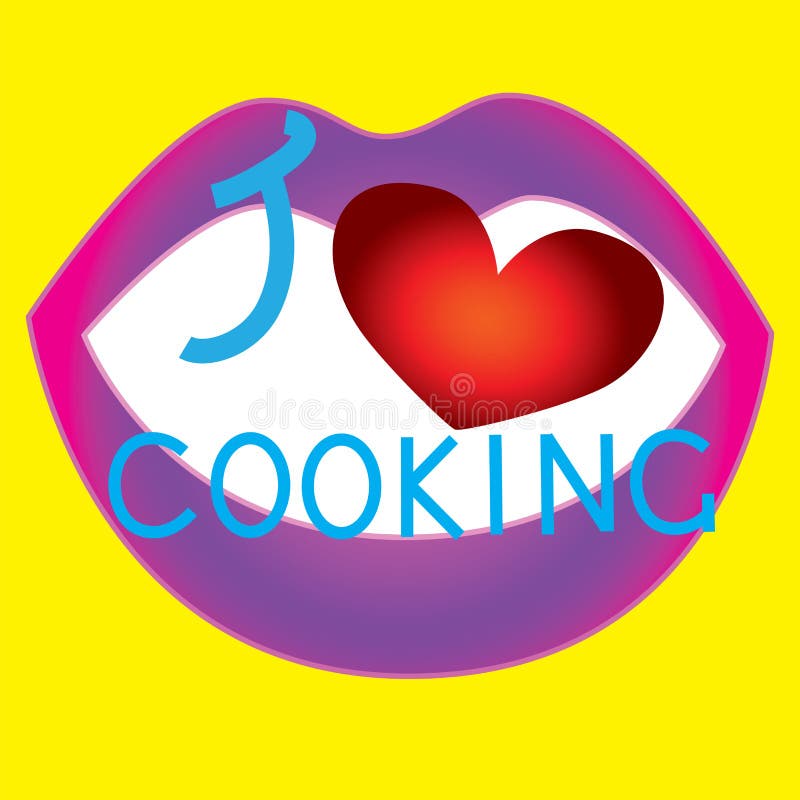 Símbolo gráfico Quiero cocinar ilustración del vector Símbolo gráfico Quiero cocinar ilustración del vector