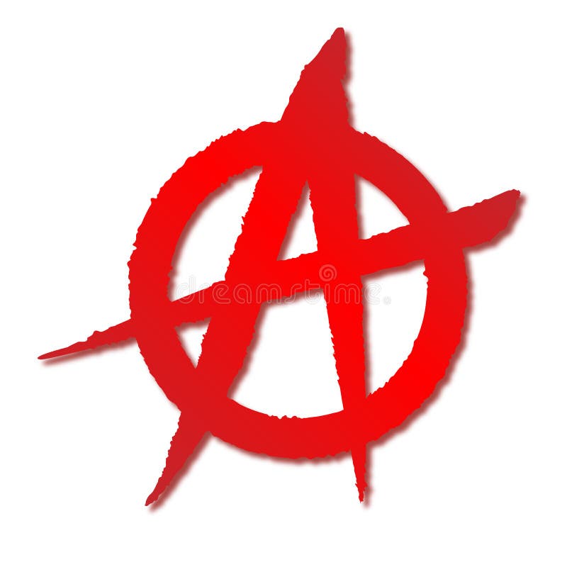 Símbolo vermelho da anarquia