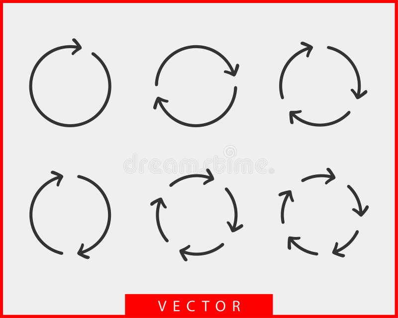 Símbolos blancos y negros del fondo del vector de las flechas de la colección Diverso círculo del sistema del icono de la flecha, libre illustration Símbolos blancos y negros del fondo del vector de las flechas de la colección Diverso círculo del sistema del icono de la flecha, libre illustration