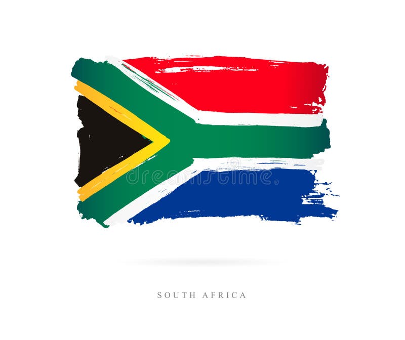 södra africa flagga Abstrakt begrepp royaltyfri illustrationer södra africa flagga Abstrakt begrepp royaltyfri illustrationer