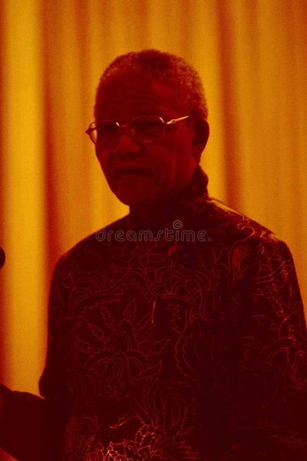 Södra Nobelprice-vinnare och gamla - afrikansk president Nelson Mandela royaltyfri bild Södra Nobelprice-vinnare och gamla - afrikansk president Nelson Mandela royaltyfri bild