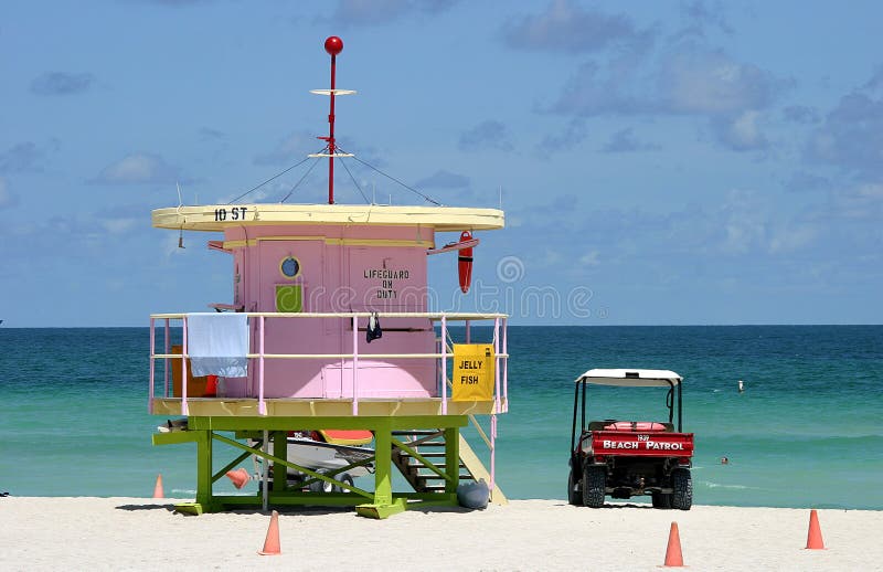 Download Södra strandpatrull fotografering för bildbyråer. Bild av simning - 32653