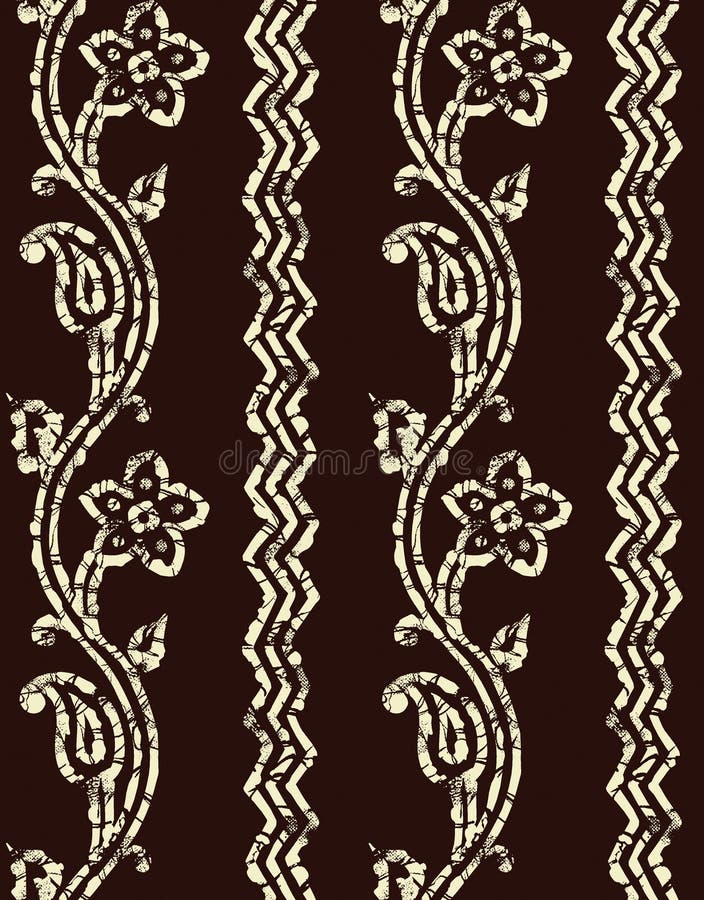 Sömlös bakgrund för design för paisley gränsbatik royaltyfri illustrationer Sömlös bakgrund för design för paisley gränsbatik royaltyfri illustrationer
