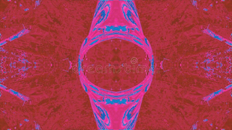 Sömlös dynamisk sci-fi-glittering kaleidoskop vektor illustrationer