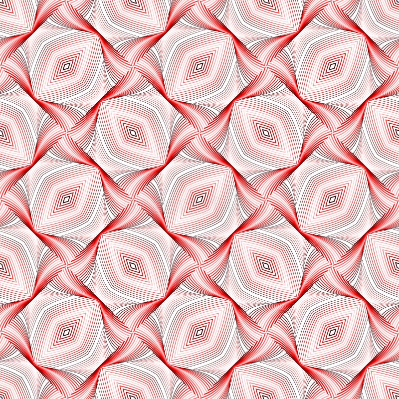 Sömlös färgrik diagonal diamantmodell för design stock illustrationer