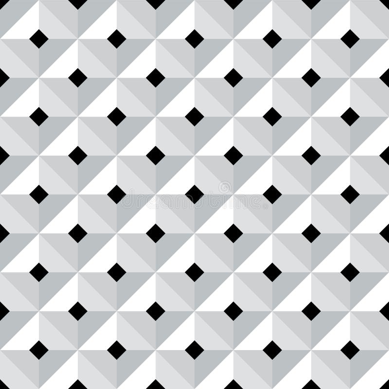 Sömlös geometrisk modell 3d stock illustrationer Sömlös geometrisk modell 3d stock illustrationer