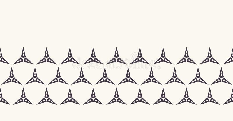 Sömlös kantlinjemönster, handritad triangelbakgrund för prydnadsstjärnor Geometric chevron stripe Vektorinrikad konturkonturredig vektor illustrationer Sömlös kantlinjemönster, handritad triangelbakgrund för prydnadsstjärnor Geometric chevron stripe Vektorinrikad konturkonturredig vektor illustrationer