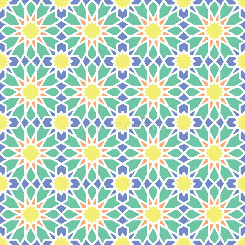 Sömlös modell för arabisk prydnad stock illustrationer Sömlös modell för arabisk prydnad stock illustrationer