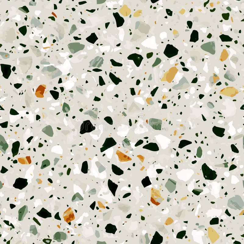Sömlös modell för Terrazzodurkvektor vektor illustrationer