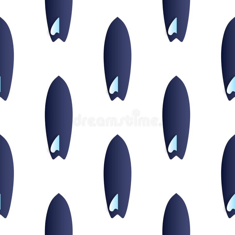 Sömlösa modellsurfingbrädor stock illustrationer Sömlösa modellsurfingbrädor stock illustrationer