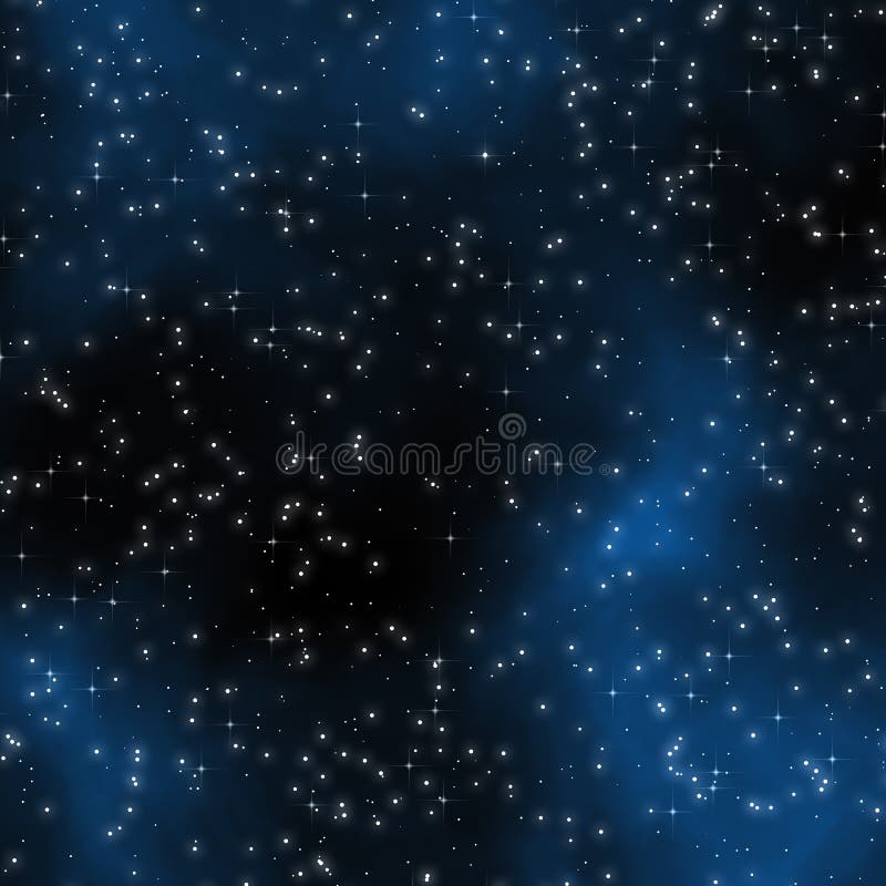 Sömlösa Starfield med glödande stjärnor på natten stock illustrationer Sömlösa Starfield med glödande stjärnor på natten stock illustrationer