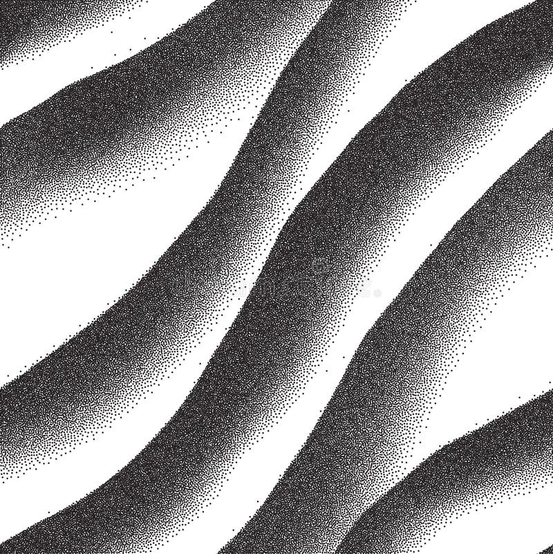Sömlöst mönster för påfyllnadsvåg på vit bakgrund. bakgrund för vektorggradientvektor. kornmönster för grunt textur. vektor illustrationer